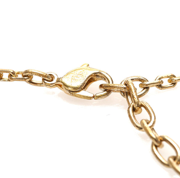 ルイ ヴィトン M65096 ゴールド パープル メッキ コリエ ギャンブル ネックレス レディース LOUIS VUITTON 中古