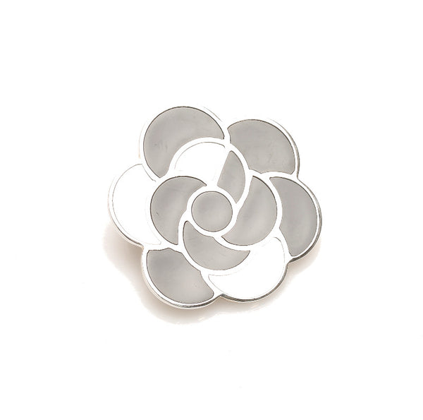 シャネル 98 P シルバー メタル ブローチ レディース CHANEL 中古