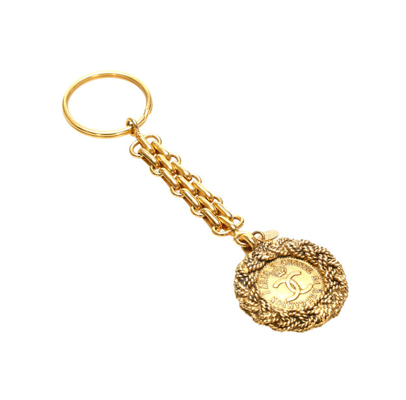 シャネル ゴールド メッキ キーホルダー レディース CHANEL 中古
