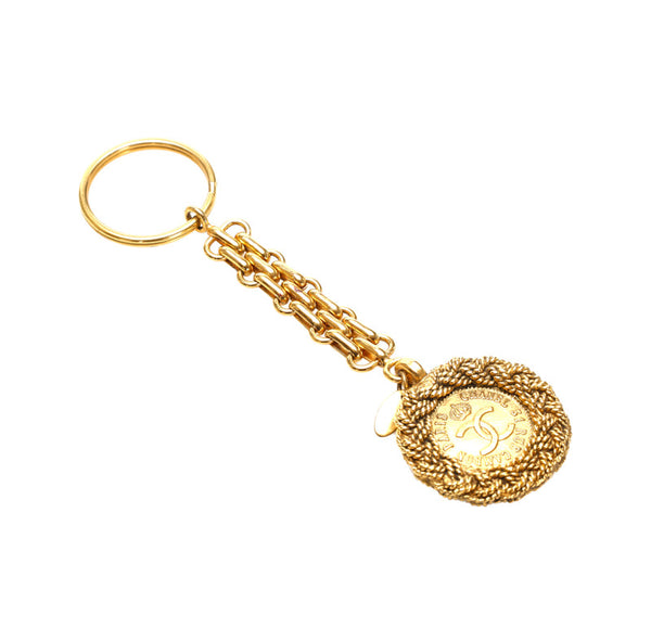 シャネル ゴールド メッキ キーホルダー レディース CHANEL 中古