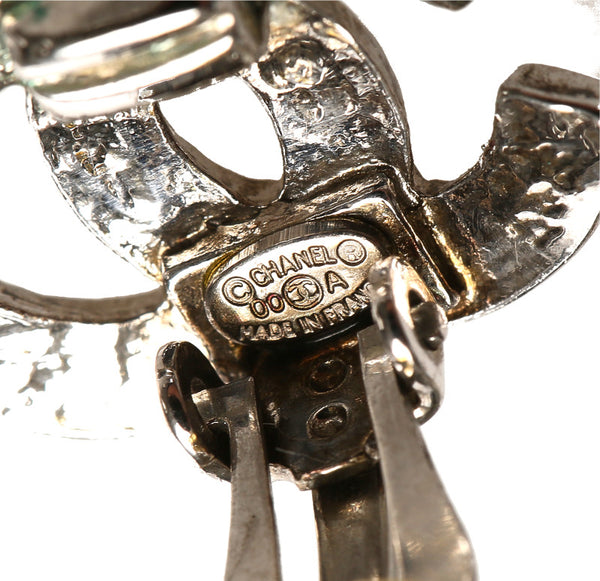 シャネル シルバー メタル ココマーク イヤリング レディース CHANEL 中古