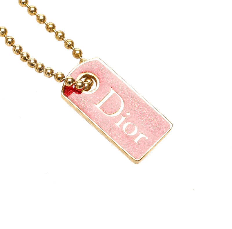 クリスチャンディオール ゴールド メッキ ネックレス レディース Christian Dior 中古