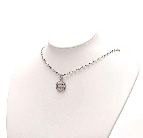 グッチ シルバー SV925 シルバー ネックレス レディース GUCCI 中古