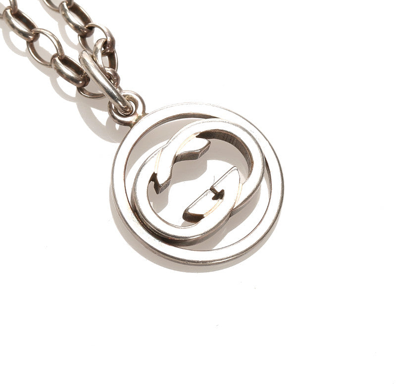 グッチ シルバー SV925 シルバー ネックレス レディース GUCCI 中古