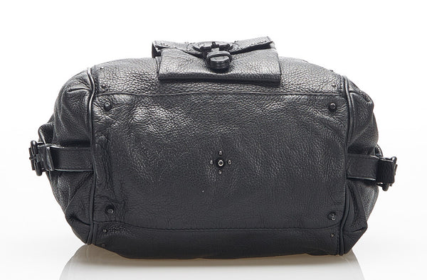 クロエ パティントン ブラック レザー ショルダーバッグ レディース Chloe 中古