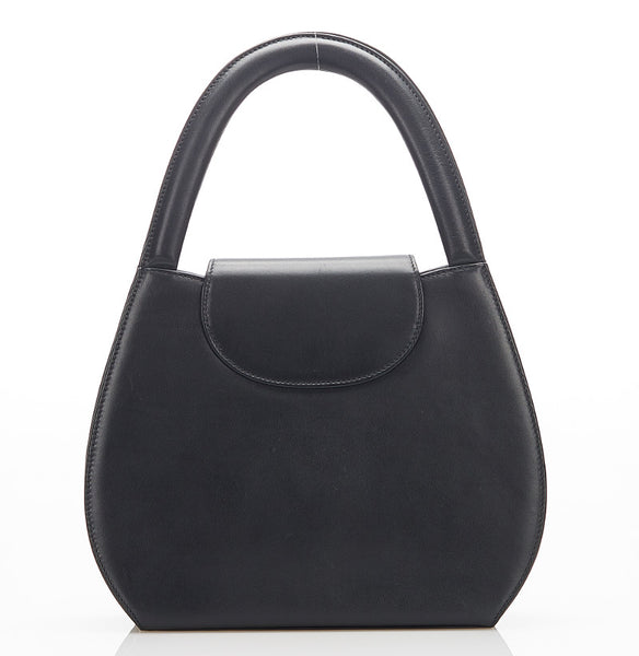 カルティエ パンテール ブラック レザー ショルダーバッグ レディース CARTIER 中古