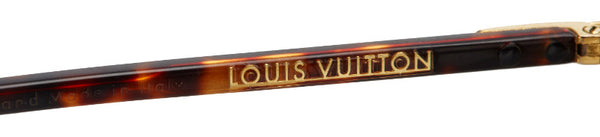 ルイ ヴィトン モノグラム ブラウン ゴールド プラスチック メッキ サングラス ユニセックス LOUIS VUITTON 中古