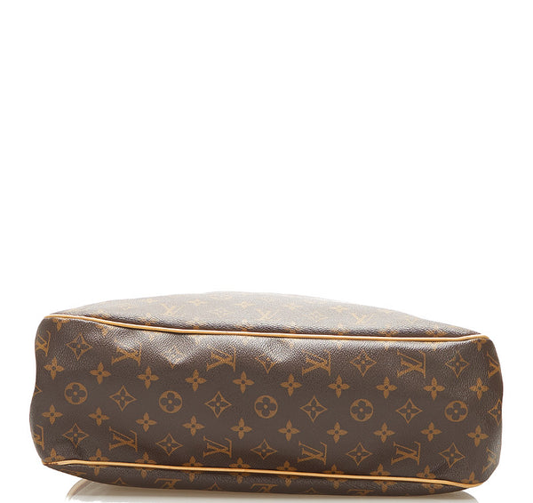ルイ ヴィトン モノグラム バティニョール オリゾンタル M51154 ブラウン PVC レザー トートバッグ レディース LOUIS VUITTON 中古