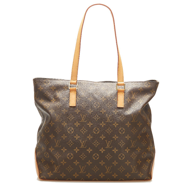 ルイ ヴィトン モノグラム カバメゾ M51151 ブラウン PVC レザー トートバッグ レディース LOUIS VUITTON 中古