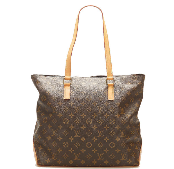 ルイ ヴィトン モノグラム カバメゾ M51151 ブラウン PVC レザー トートバッグ レディース LOUIS VUITTON 中古