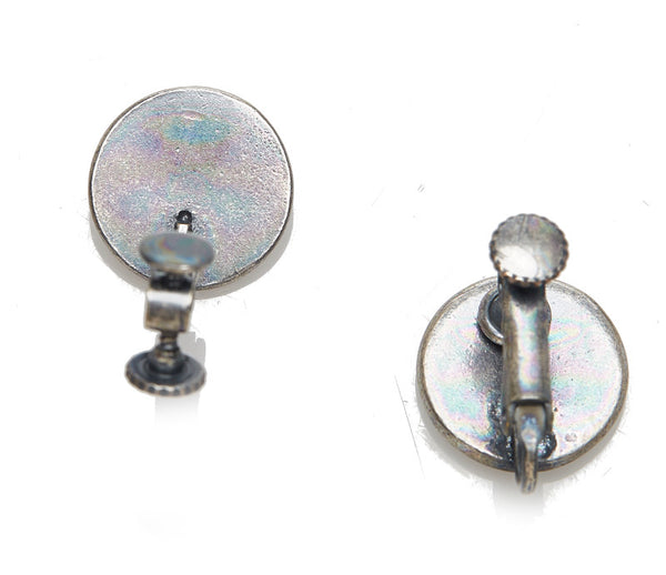 クリスチャンディオール シルバー メタル イヤリング レディース Christian Dior 中古