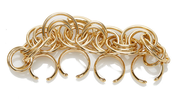 クロエ ゴールド メッキ リング 指輪 レディース Chloe 中古