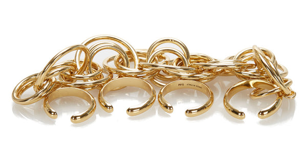 クロエ ゴールド メッキ リング 指輪 レディース Chloe 中古