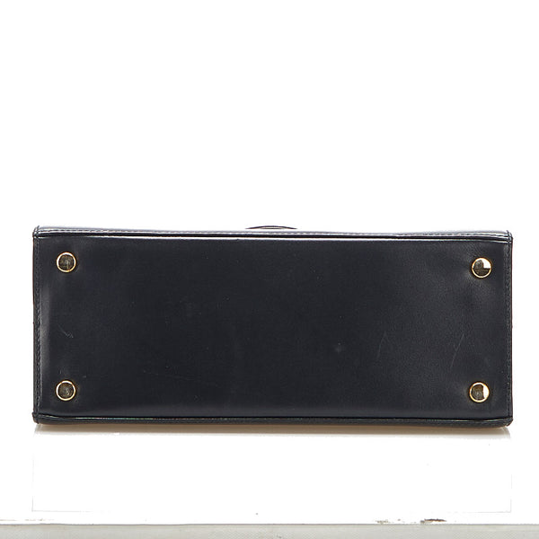 サルヴァトーレフェラガモ ヴァラリボン BA21 4178 ブラック レザー ハンドバッグ レディース Salvatore Ferragamo 中古