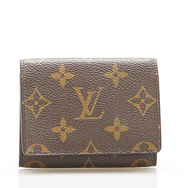 ルイ ヴィトン モノグラム アンヴェロップカルトドゥヴィジット M62920 ブラウン PVC 名刺入れ レディース LOUIS VUITTON 中古