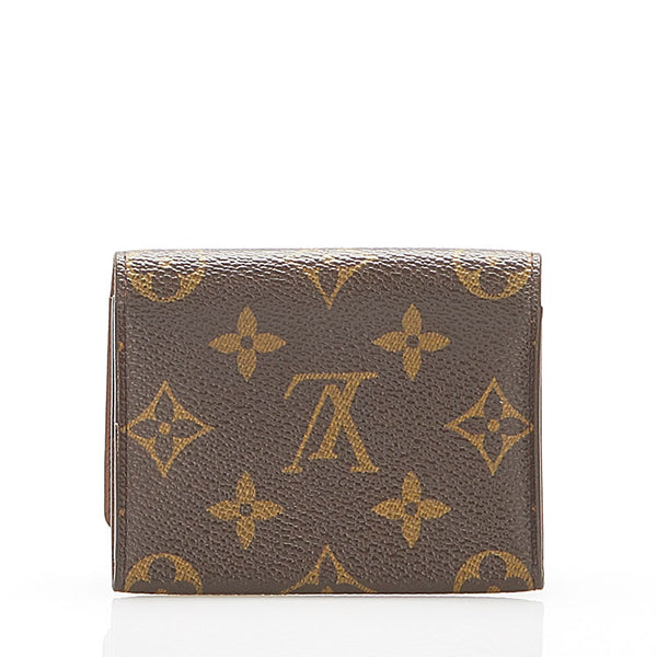 ルイ ヴィトン モノグラム アンヴェロップカルトドゥヴィジット M62920 ブラウン PVC 名刺入れ レディース LOUIS VUITTON 中古