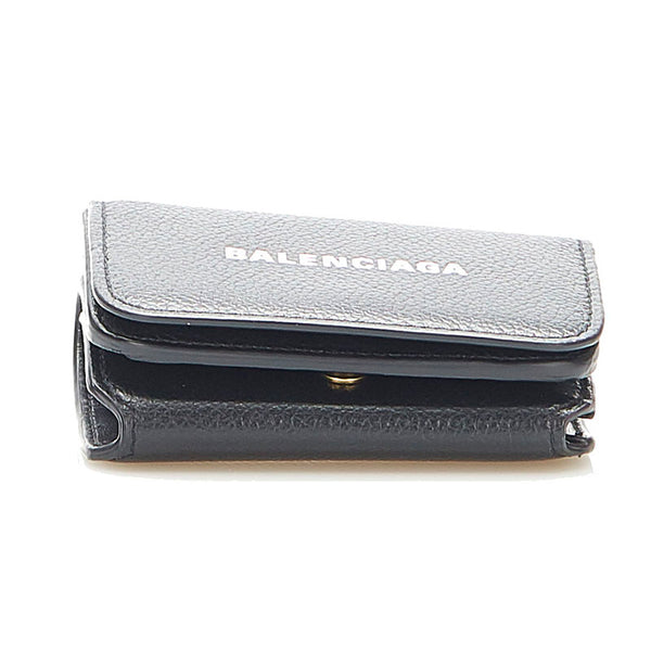 バレンシアガ ブラック レザー 三つ折り財布 レディース BALENCIAGA 中古