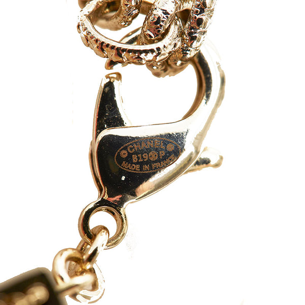 シャネル ゴールド メタル ロゴ チョーカー レディース CHANEL 中古