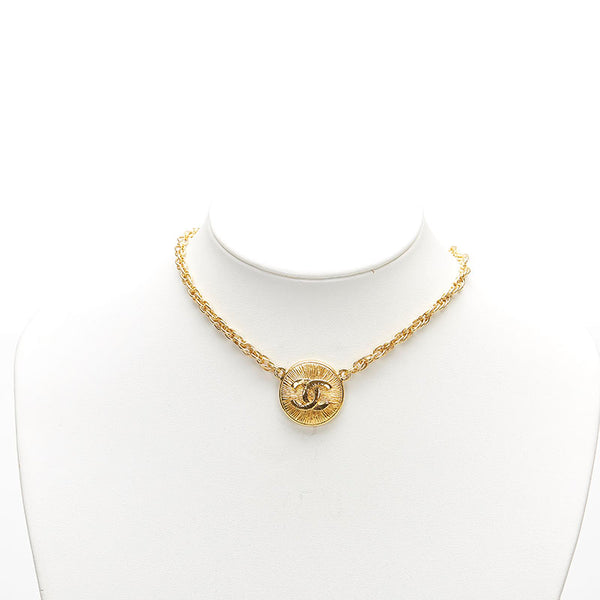 シャネル ゴールド メタル ココマーク ネックレス レディース CHANEL 中古