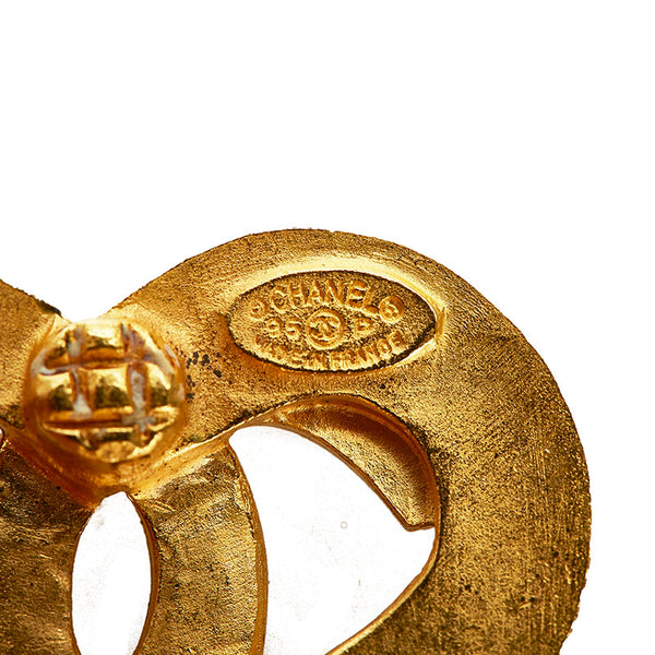 シャネル ゴールド メタル ココマーク ハート イヤリング レディース CHANEL 中古