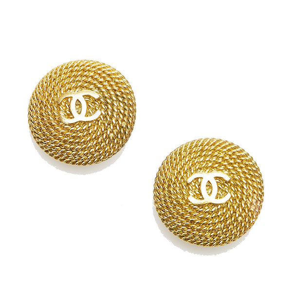 シャネル ゴールド メタル ココマーク イヤリング レディース CHANEL 中古