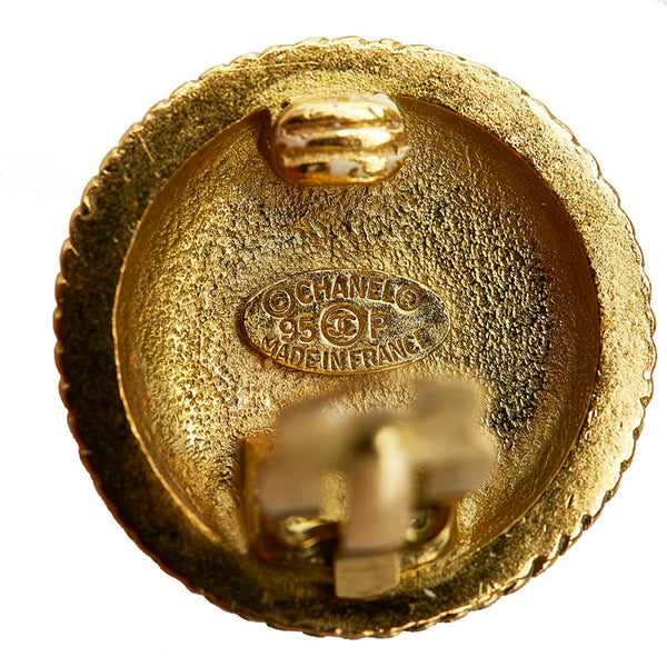 シャネル ゴールド メタル ココマーク イヤリング レディース CHANEL 中古