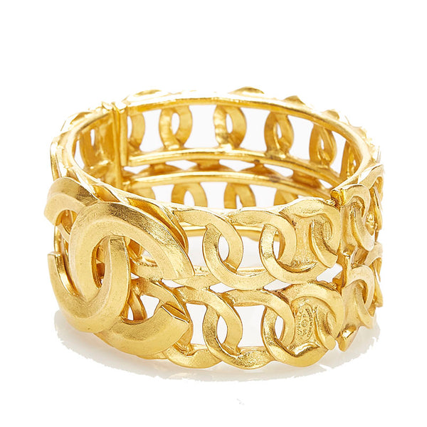 シャネル ゴールド メタル ココマーク バングル レディース CHANEL 中古