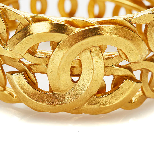 シャネル ゴールド メタル ココマーク バングル レディース CHANEL 中古