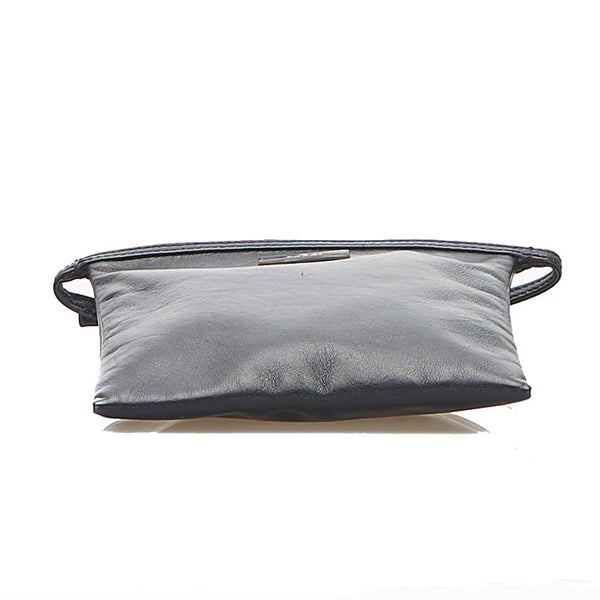 グッチ 039・0999 ブラック レザー ハンドバッグ レディース GUCCI 中古