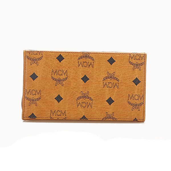 エム シー エム ブラウン レザー ハンドバッグ レディース MCM 中古