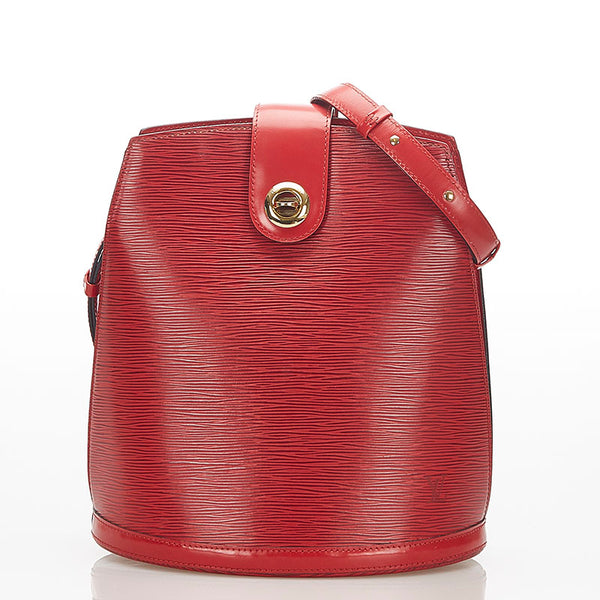 ルイ ヴィトン エピ クリュニー M52257 レッド レザー 肩掛け ショルダーバッグ レディース LOUIS VUITTON 中古