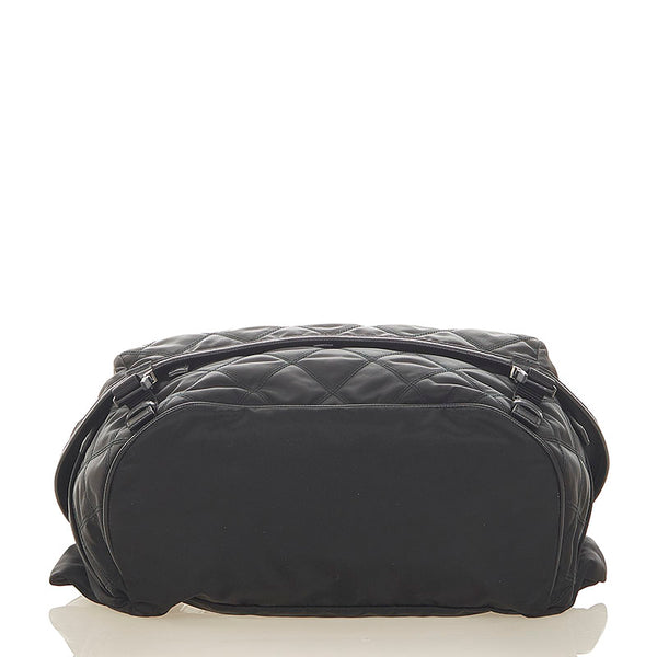 プラダ 2VH991 ブラック ナイロン レザー ボディバッグ ショルダーバッグ メンズ PRADA 【中古】