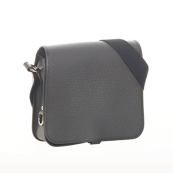 ルイ ヴィトン タイガ アンドレイ M32482 ブラック レザー メッセンジャーバッグ メンズ LOUIS VUITTON 【中古】