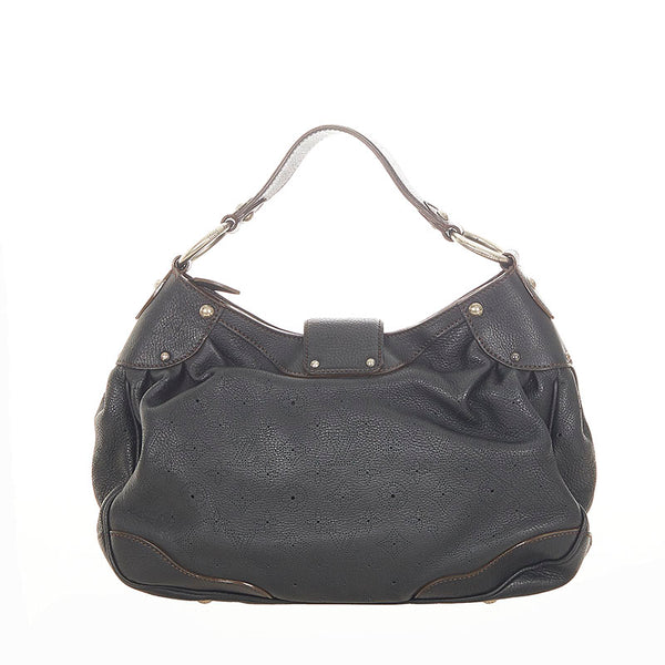 ルイ ヴィトン マヒナ ソーラーGM M95765 ブラック レザー 肩掛け ショルダーバッグ レディース LOUIS VUITTON 【中古】