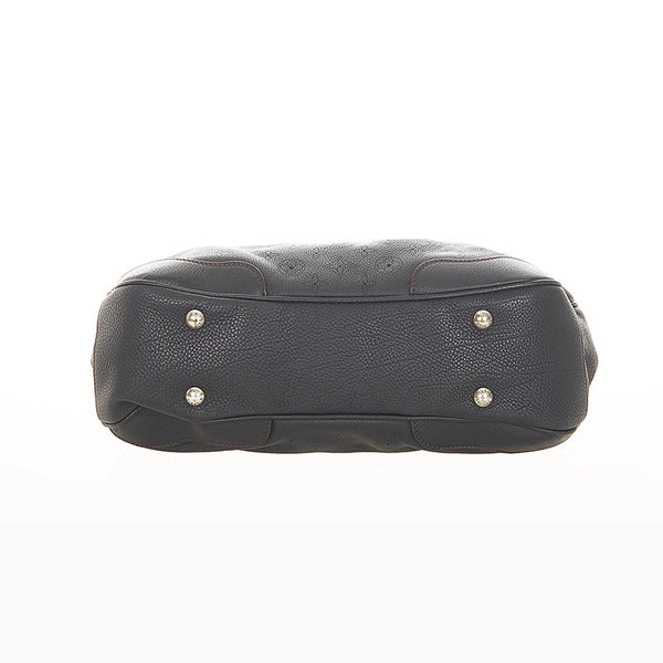 ルイ ヴィトン マヒナ ソーラーGM M95765 ブラック レザー 肩掛け ショルダーバッグ レディース LOUIS VUITTON 【中古】
