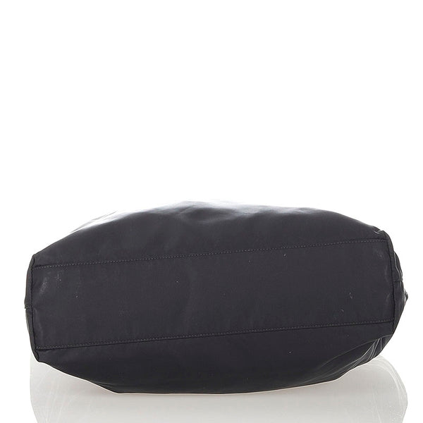 プラダ テスート ブラック ナイロン トートバッグ レディース PRADA 【中古】