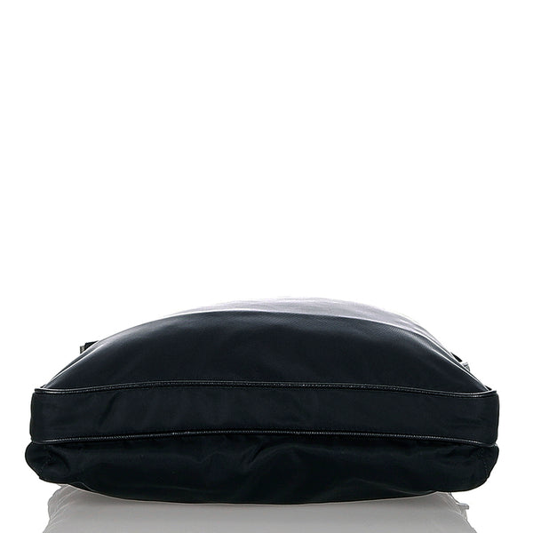 プラダ ブラック ナイロン ショルダーバッグ レディース PRADA 【中古】
