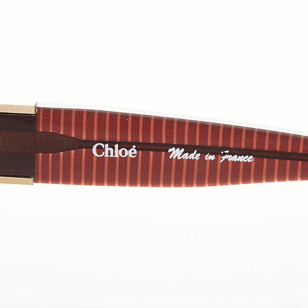 クロエ サングラス CL 2233 A ブラウン プラスチック メタル レディース Chloe 【中古】