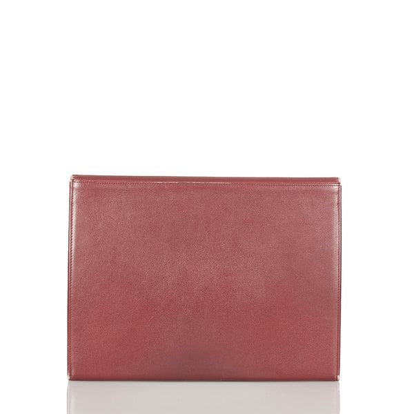 カルティエ マストライン レッド レザー クラッチバッグ レディース CARTIER 【中古】