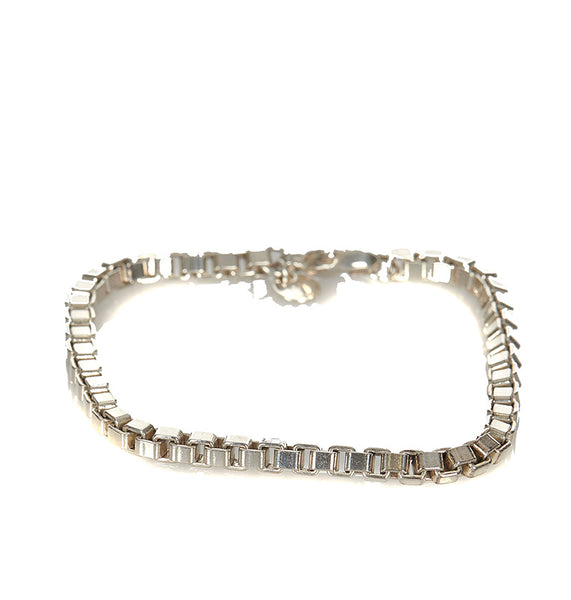 ティファニー SV925 シルバー ベネチアン　 ブレスレット レディース TIFFANY&Co. 【中古】
