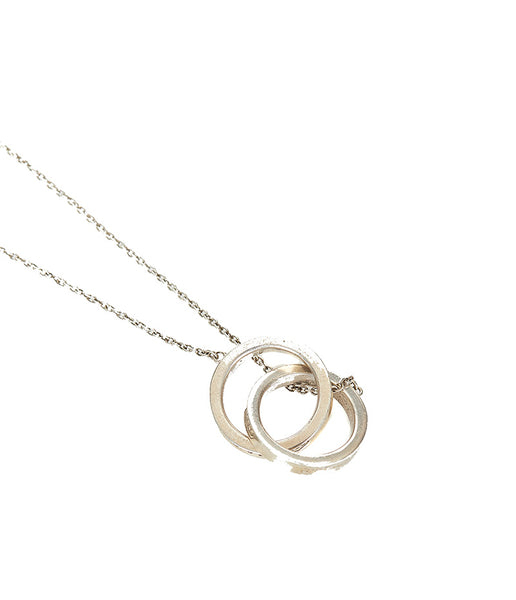 ティファニー SV925 シルバー インターロッキング  ネックレス レディース TIFFANY&Co. 【中古】