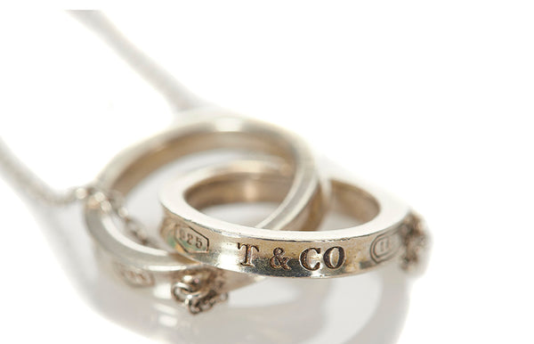 ティファニー SV925 シルバー インターロッキング  ネックレス レディース TIFFANY&Co. 【中古】