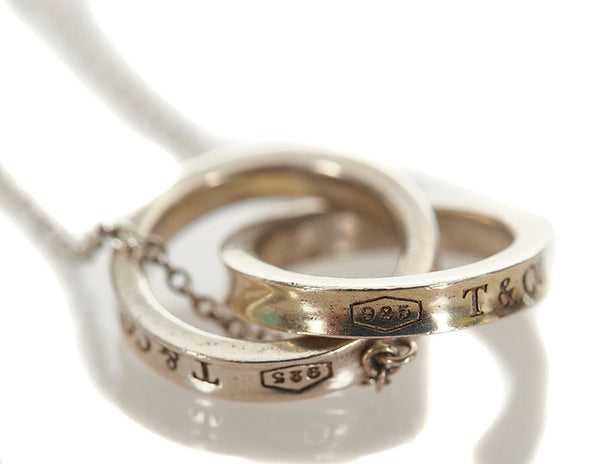 ティファニー SV925 シルバー インターロッキング  ネックレス レディース TIFFANY&Co. 【中古】