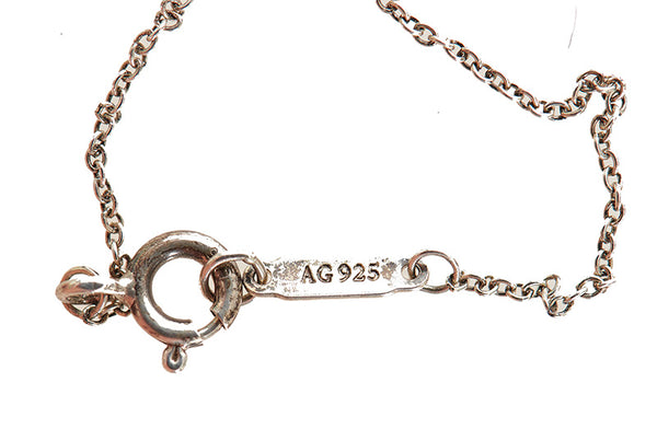 ティファニー SV925 シルバー インターロッキング  ネックレス レディース TIFFANY&Co. 【中古】