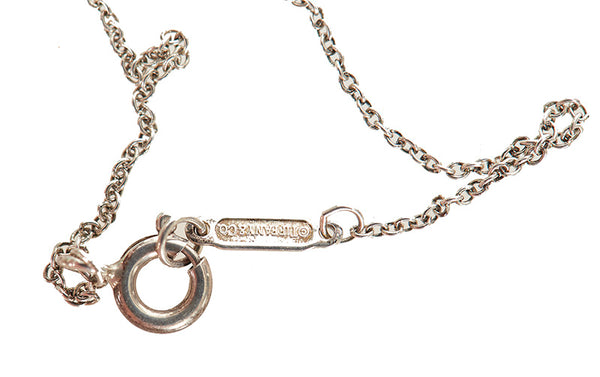 ティファニー SV925 シルバー インターロッキング  ネックレス レディース TIFFANY&Co. 【中古】