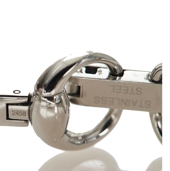 グッチ バングルウォッチ 腕時計 クオーツ ピンクシェル文字盤 ステンレススチール レディース GUCCI 【中古】