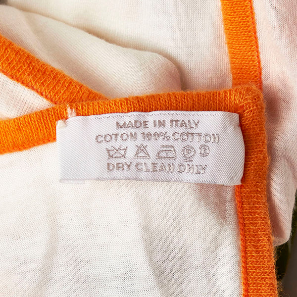 エルメス カレ100 GUEPARDS チーター スカーフ ホワイト マルチカラー コットン レディース HERMES 【中古】