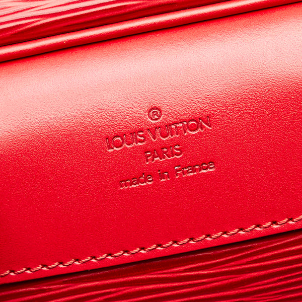 ルイ ヴィトン エピ ドーヴィル ハンドバッグ レッド レザー レディース LOUIS VUITTON 【中古】