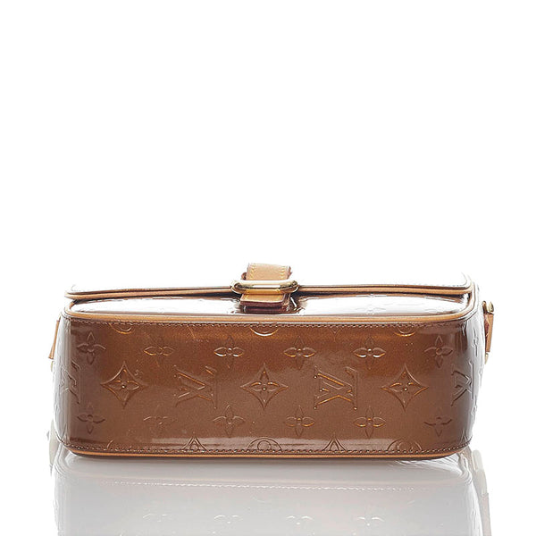 ルイ ヴィトン モノグラム ヴェルニ クリスティGM ショルダーバッグ M91107 ブロンズ レザー レディース LOUIS VUITTON 【中古】