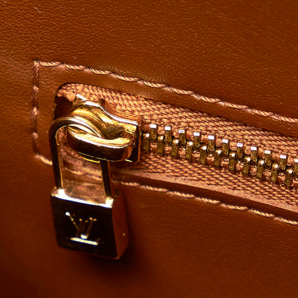 ルイ ヴィトン モノグラム ヴェルニ クリスティGM ショルダーバッグ M91107 ブロンズ レザー レディース LOUIS VUITTON 【中古】